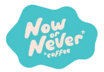 Now or Never logo on btwn