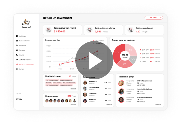 Video Tutorials
Watch how you can gain insight and engage with your customers with btwn.